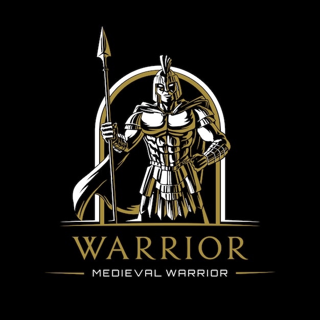 Download Free Medieval Warrior Illustration Logo Premium Vector Use our free logo maker to create a logo and build your brand. Put your logo on business cards, promotional products, or your website for brand visibility.