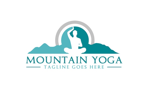 Download Free Meditation Yoga With Mountain Logo Design Premium Vector Use our free logo maker to create a logo and build your brand. Put your logo on business cards, promotional products, or your website for brand visibility.