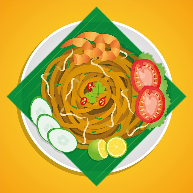 Premium Vector | Mee goreng meaning fried noodles is an often spicy ...