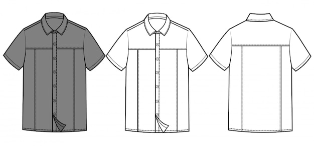 flat sketch shirt