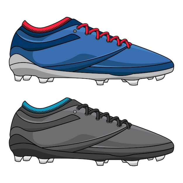 Premium Vector | Mens football training shoes