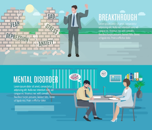 Mental health anxiety disorder breakthrough
with psychiatrist counseling