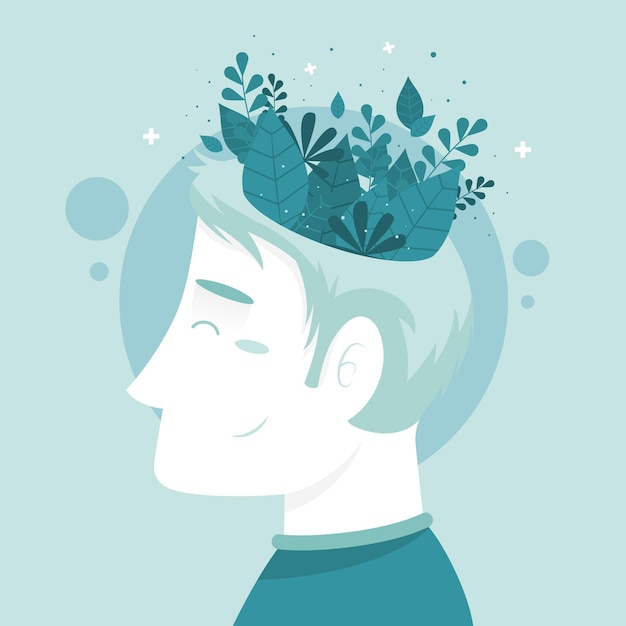 Download Free Mental Health Awareness Concept With Man Wearing Leaves Crown Free Vector Use our free logo maker to create a logo and build your brand. Put your logo on business cards, promotional products, or your website for brand visibility.