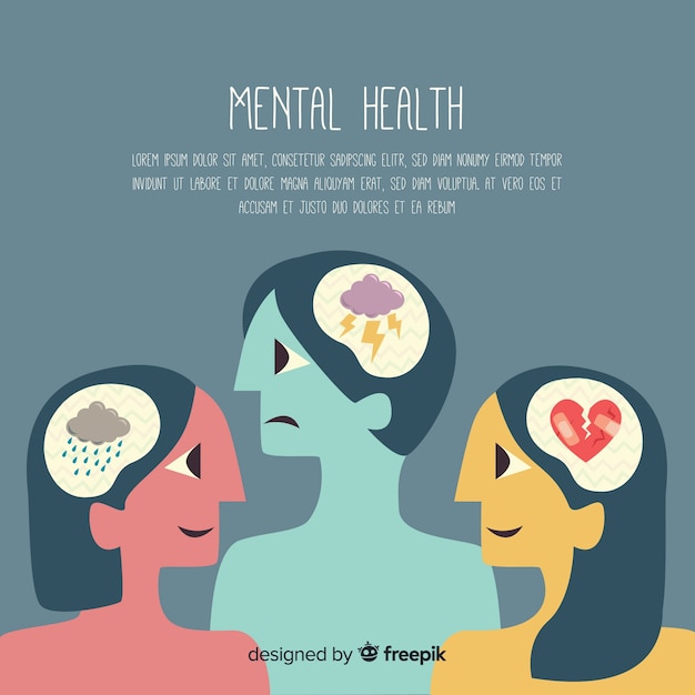 Free Vector | Mental health concept