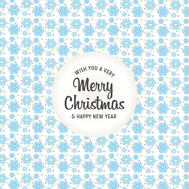 Merry christamas design with creative design vector Free Vector