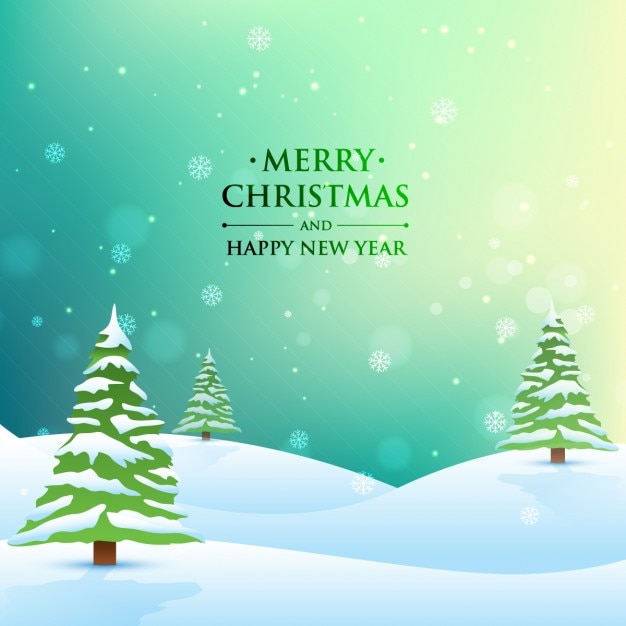 Merry christmas and happy new year Vector | Free Download