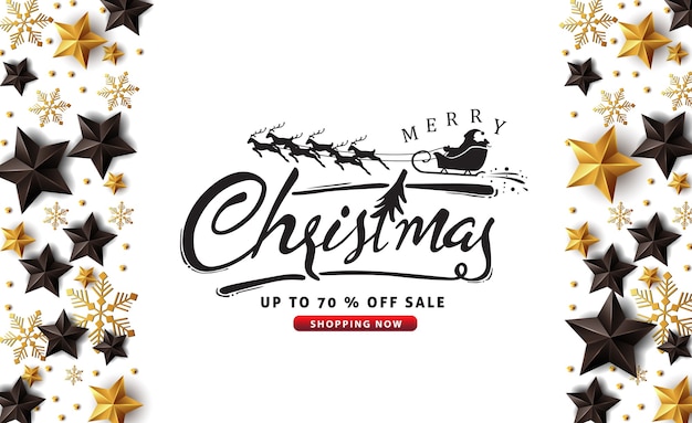 Premium Vector | Merry christmas background design