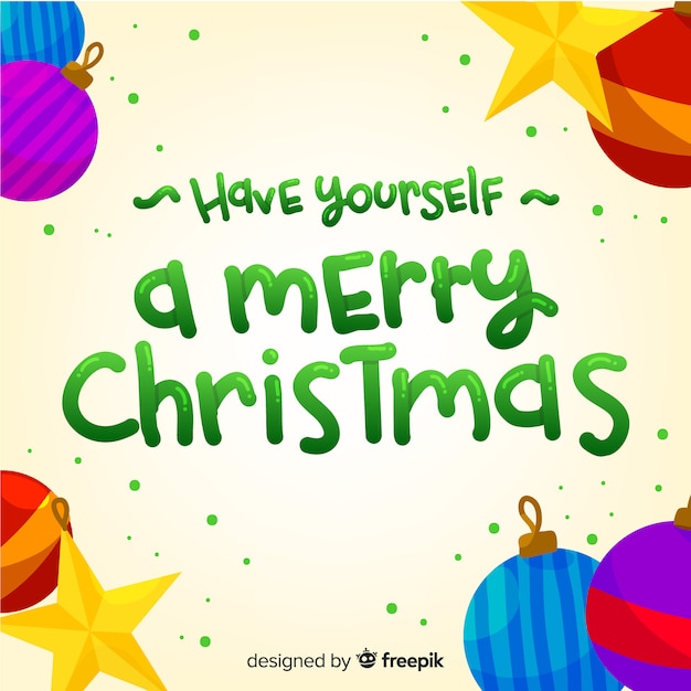 Free Vector | Merry christmas background