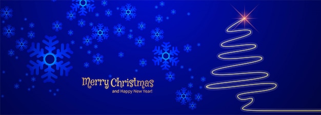 Free Vector Merry Christmas Banner Template With Ornaments