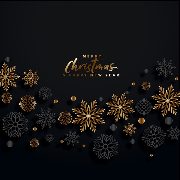 Collection 105+ Pictures Merry Christmas Black And Gold Excellent
