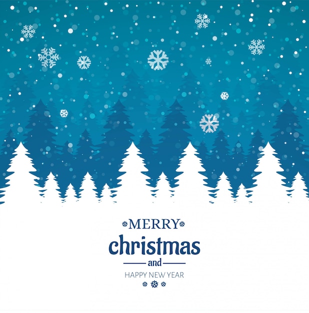 Download Free Vector | Merry christmas card