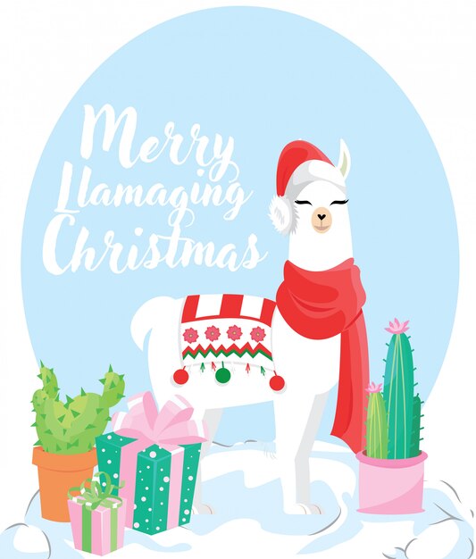 Christmas Llama Coloring Pages – Best Wallpaper and Coloring Page