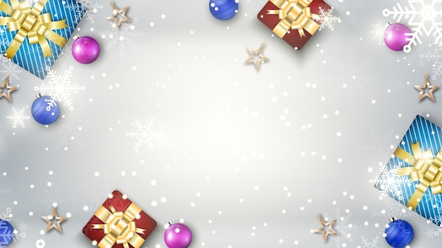 Premium Vector | Merry christmas festival background holiday. xmas ...