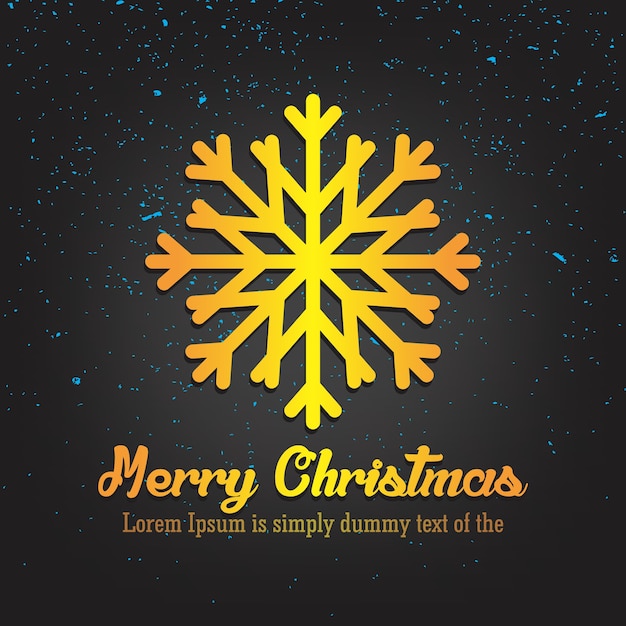 Premium Vector | Merry christmas gold lettering greeting card