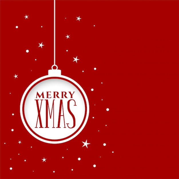 Merry christmas greeting card Vector | Free Download