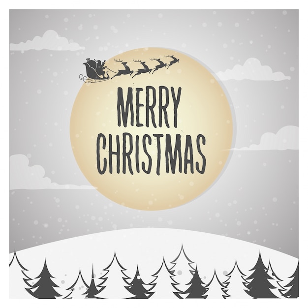 Free Vector | Merry christmas greeting card