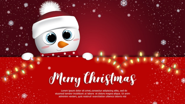 Premium Vector | Merry christmas and happy new year banner