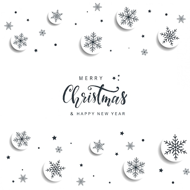 Premium Vector Merry Christmas And Happy New Year Greeting Card 7688