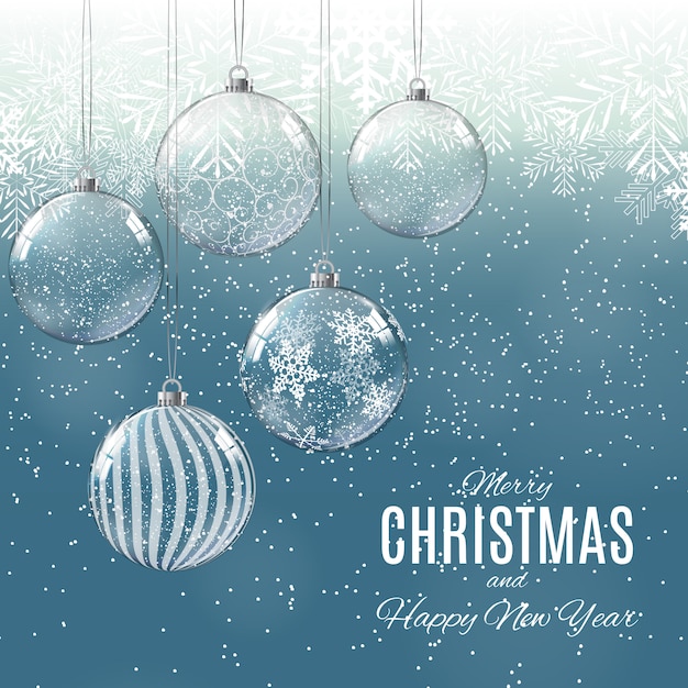 Premium Vector | Merry christmas and happy new year posters