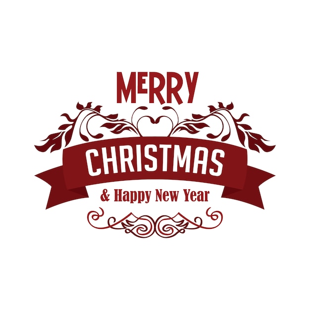 Premium Vector | Merry christmas and happy new year vector art