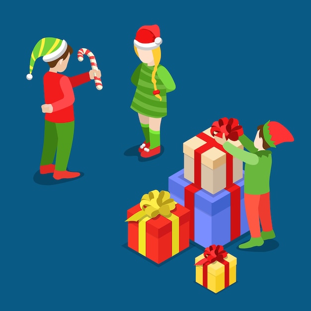 Free Vector | Merry christmas illustration