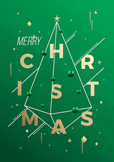 Download Free Vector Merry Christmas Illustration PSD Mockup Templates