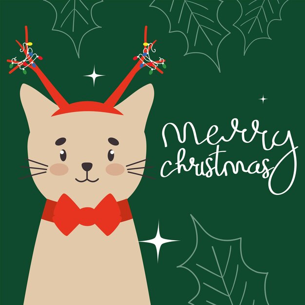 Premium Vector Merry Christmas Illustration