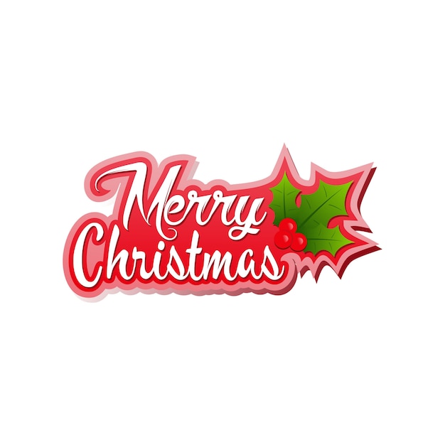 Premium Vector Merry Christmas Logo Natal
