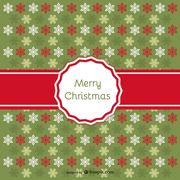 Merry Christmas patterned background