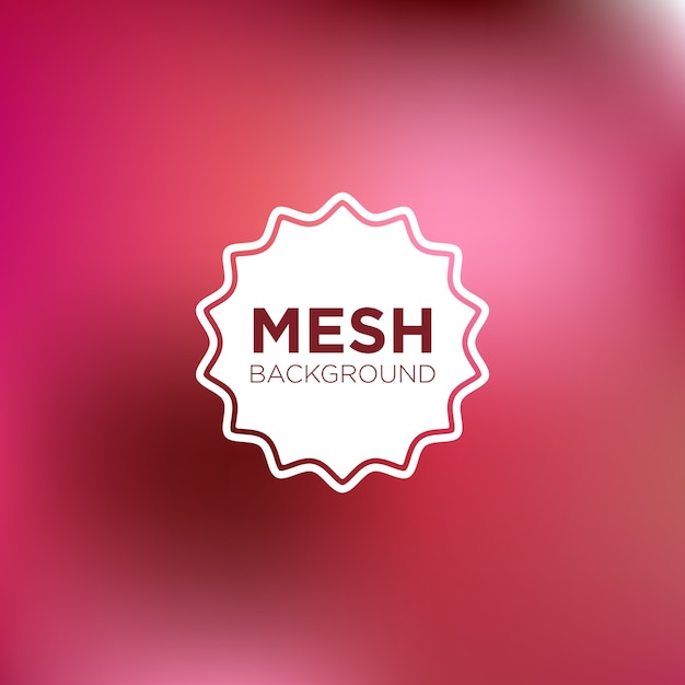 ショッキングピンクカラーパレットのメッシュ背景 プレミアムベクター