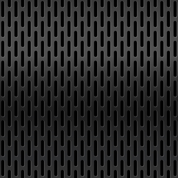 金属グリッド表面 反射のあるメタリックメッシュテクスチャの背景 鉄鋼産業構造のレイアウト 勾配床材 シームレスパターン プレミアムベクター