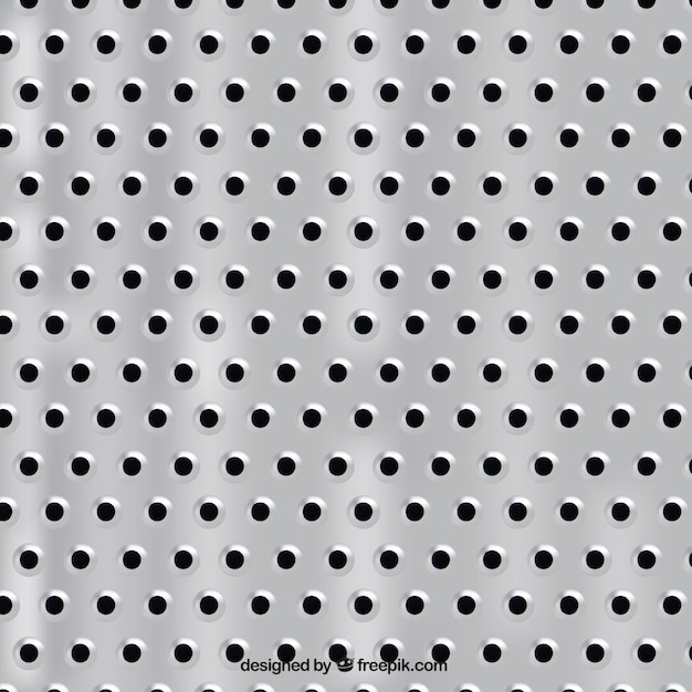 Metal texture with holes