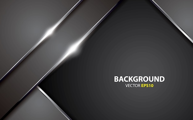 Metallic abstract background vector Premium Vector