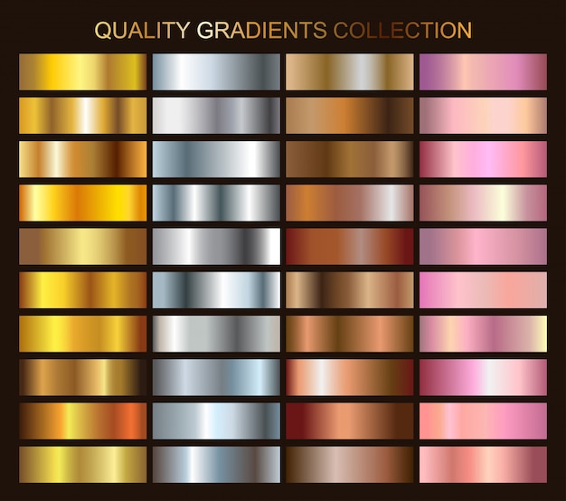 illustrator metal gradients download