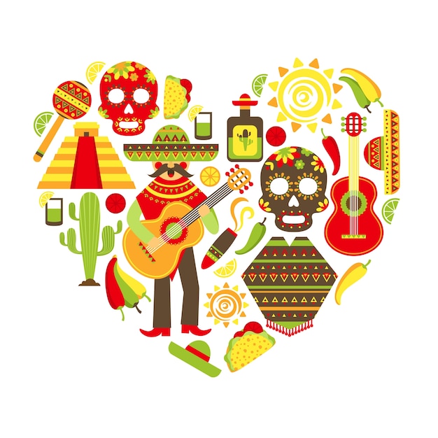 Free Vector | Mexican background design