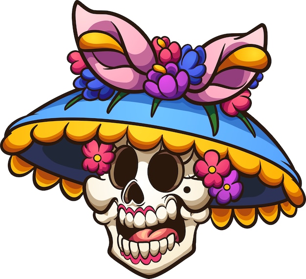 mexican-catrina-vector-premium-download