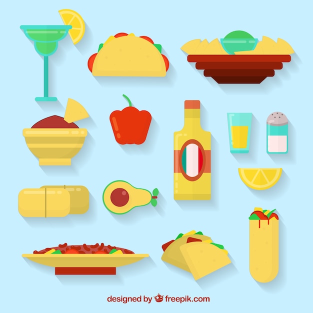Mexican Food Icons