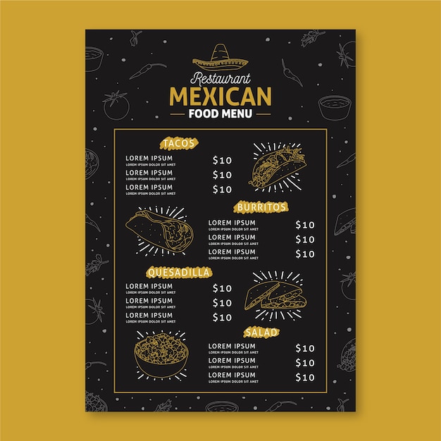 mexican-restaurant-menu-template-vector-free-download