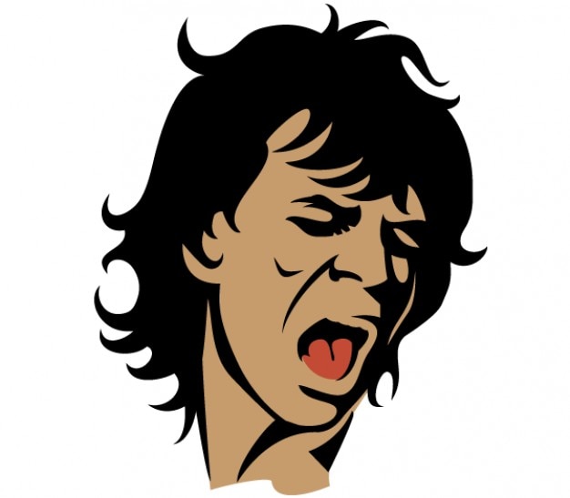 Download Vector - MICK JAGGER VECTOR ILLUSTRATION - Vectorpicker