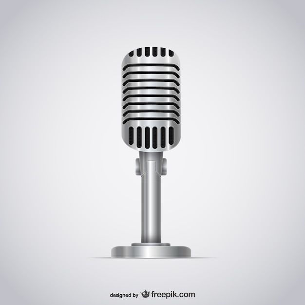 Download Microphone 3d illustration | Free Vector