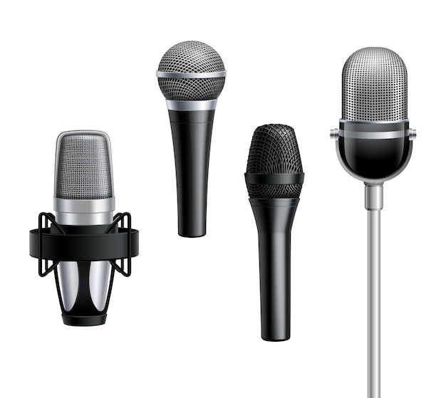 Download Mic Vectors, Photos and PSD files | Free Download