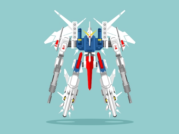 軍用ロボットトランスフォーマー 金属分離ロボット おもちゃ 戦士ファンタジーサイボーグ 未来技術 メカニズム機関銃 イラスト プレミアムベクター 軍用ロボットトランスフォーマー 金属分離ロボット おもちゃ 戦士ファンタジーサイボーグ 未来技術 メカニズム機関銃 イラスト プレミアムベクター