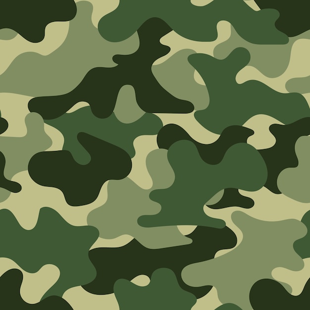 Premium Vector | Military seamless pattern, illustration