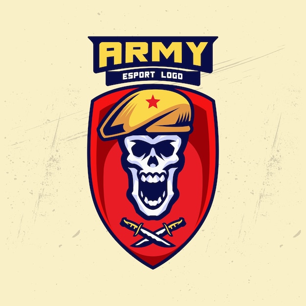 Download Free Military Skull Badge Esport Logo Design Premium Vector Use our free logo maker to create a logo and build your brand. Put your logo on business cards, promotional products, or your website for brand visibility.