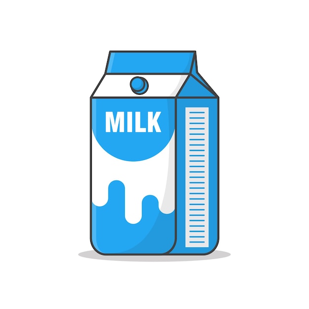 Premium Vector Milk Carton Boxes Icon Illustration Isolated