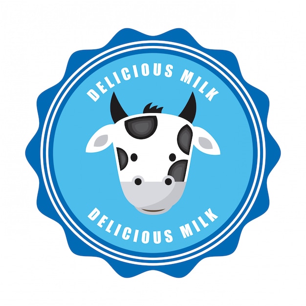 Premium Vector | Milk design over white background vector illustration