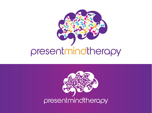 Mind therapy logo design | Premium Vector