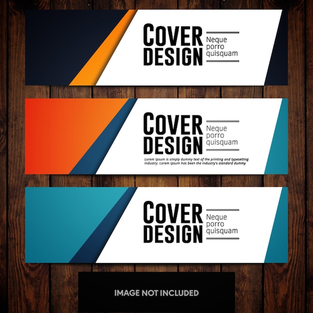 Minimal and simple  banner  design templates  Vector 
