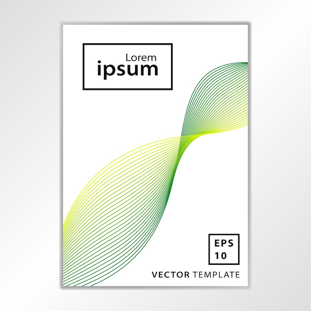 Premium Vector | Minimal business brochure cover design