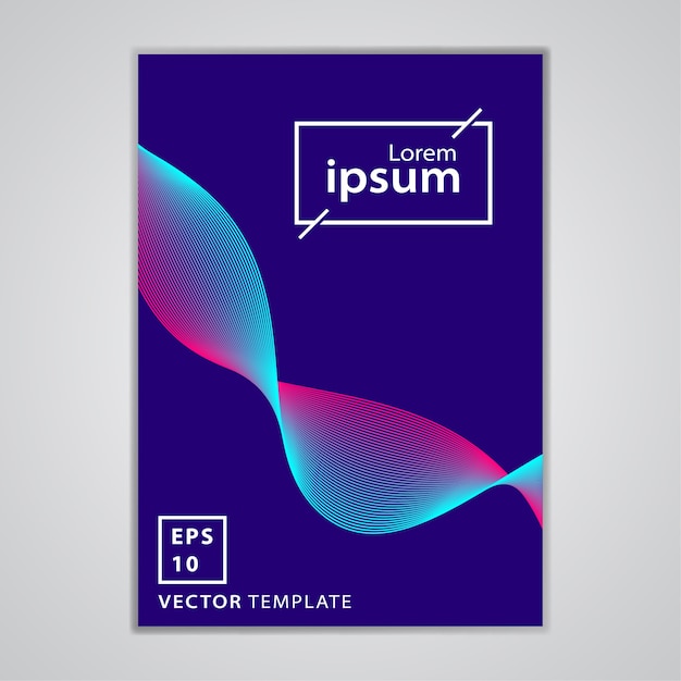 Premium Vector | Minimal business brochure cover design